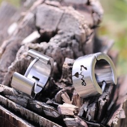 Pendientes De Titanio Para Hombre Con Amor