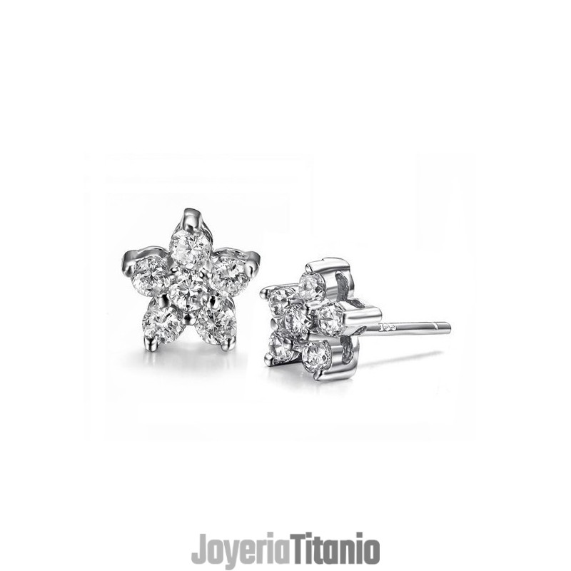Reconocidos Por Sus Pendientes De Titanio Con Baño De Platino Y Diamantes Hipoalergénicos De Excelente Calidad Para Mujeres. Reconocidos Por Sus Pendientes De Titanio Con Baño De Platino Y Diamantes Hipoalergénicos De Excelente Calidad Para Mujeres.