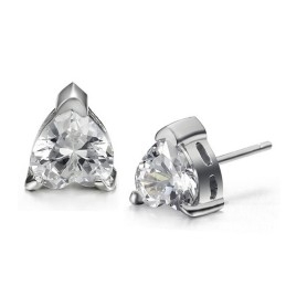 Pendientes De Titanio Con Baño De Platino, Hipoalergénicos Y De Excelente Calidad Para Mujeres.