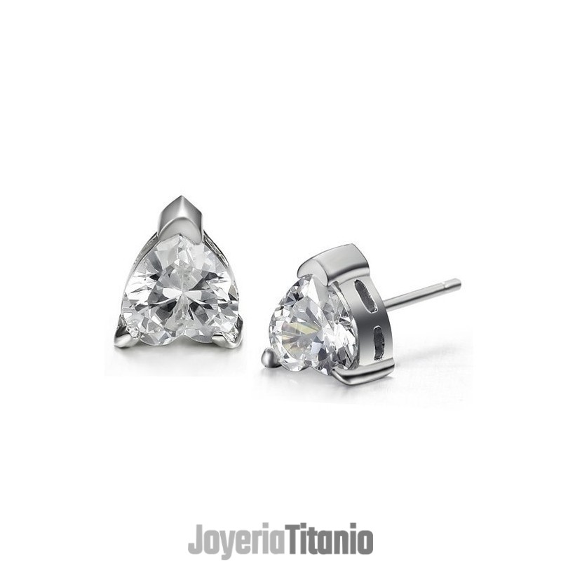 Pendientes De Titanio Con Baño De Platino, Hipoalergénicos Y De Excelente Calidad Para Mujeres.