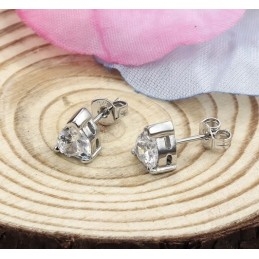 Pendientes De Titanio Con Baño De Platino, Hipoalergénicos Y De Excelente Calidad Para Mujeres.