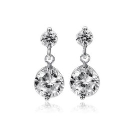 Pendientes De Titanio Con Baño De Platino, Hipoalergénicos, De Calidad Y Cantidad Garantizadas.