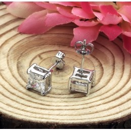Pendientes De Titanio Con Baño De Platino, Hipoalergénicos Y De Calidad Estable Para Mujer.