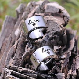 Pendientes De Titanio Para Hombre Con Amor