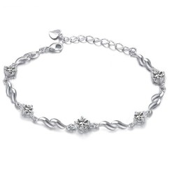 Pulsera De Titanio Con Baño De Platino Morado Y Diamantes Para Mujer, Con Garantía De Calidad Y Cantidad.