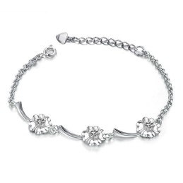 Pulsera De Titanio Con Baño De Platino Para Mujer, Con Calidad Y Cantidad Garantizadas