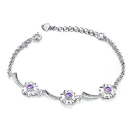 Pulsera De Titanio Con Baño De Platino Para Mujer, Con Calidad Y Cantidad Garantizadas