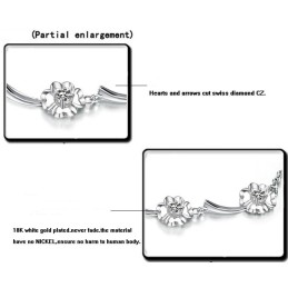 Pulsera De Titanio Con Baño De Platino Para Mujer, Con Calidad Y Cantidad Garantizadas
