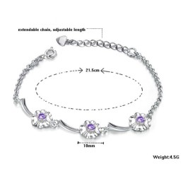 Pulsera De Titanio Con Baño De Platino Para Mujer, Con Calidad Y Cantidad Garantizadas