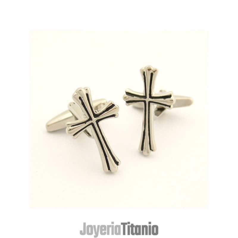 Gemelos De Cruz De Titanio De Moda Gemelos De Cruz De Titanio De Moda