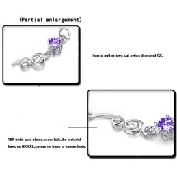 Pulsera De Titanio Con Baño De Platino Y Diamantes De Imitación Para Mujer, Con Garantía De Calidad Y Cantidad.
