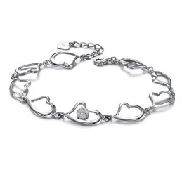 Pulsera De Titanio Con Baño De Platino Y Diamantes Para Mujer, Calidad Y Cantidad Garantizadas