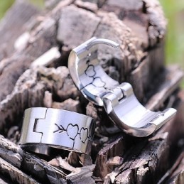 Pendientes De Titanio Para Hombre