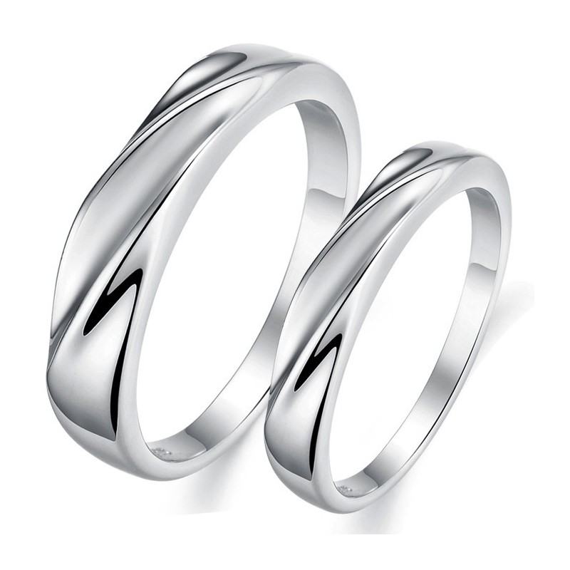 Anillo De Titanio Con Baño De Platino De Alta Calidad Para Amantes. Anillo De Titanio Con Baño De Platino De Alta Calidad Para Amantes.