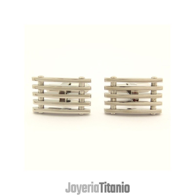 Gemelos Funky De Titanio De Nuevo Estilo Gemelos Funky De Titanio De Nuevo Estilo