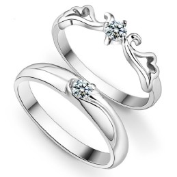 Anillo De Titanio Con Baño De Platino Para Amantes, Con Calidad Y Cantidad Garantizadas