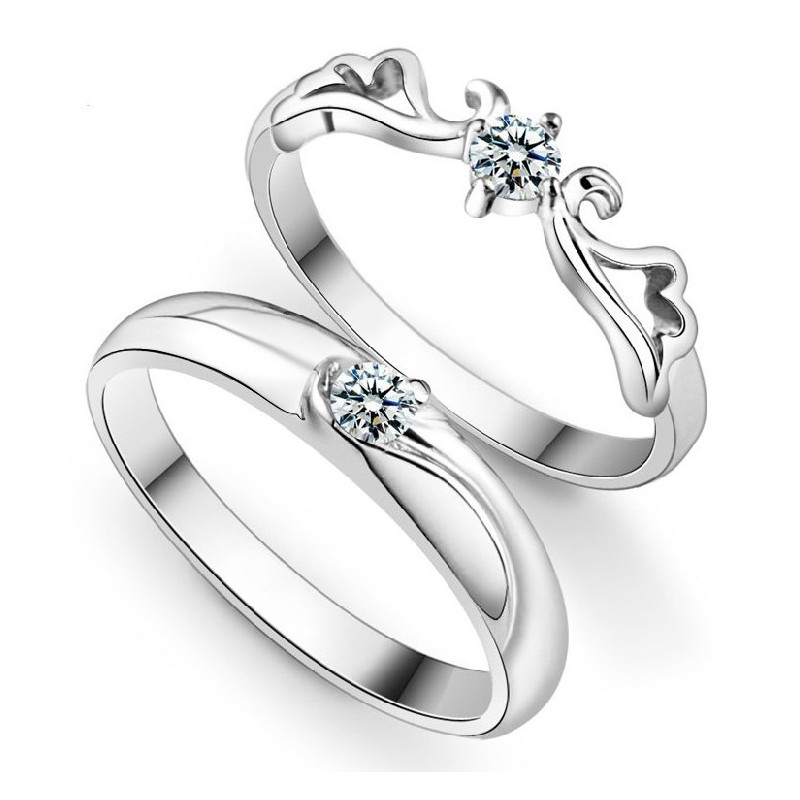 Anillo De Titanio Con Baño De Platino Para Amantes, Con Calidad Y Cantidad Garantizadas Anillo De Titanio Con Baño De Platino Para Amantes, Con Calidad Y Cantidad Garantizadas