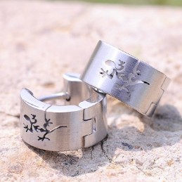 Pendientes De Titanio Para Hombre