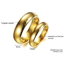 Anillo De Cerámica De Tungsteno Con Una Amplia Variedad Para Amantes