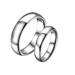 Anillo De Cerámica De Tungsteno Conciso De Alta Calidad Para Amantes