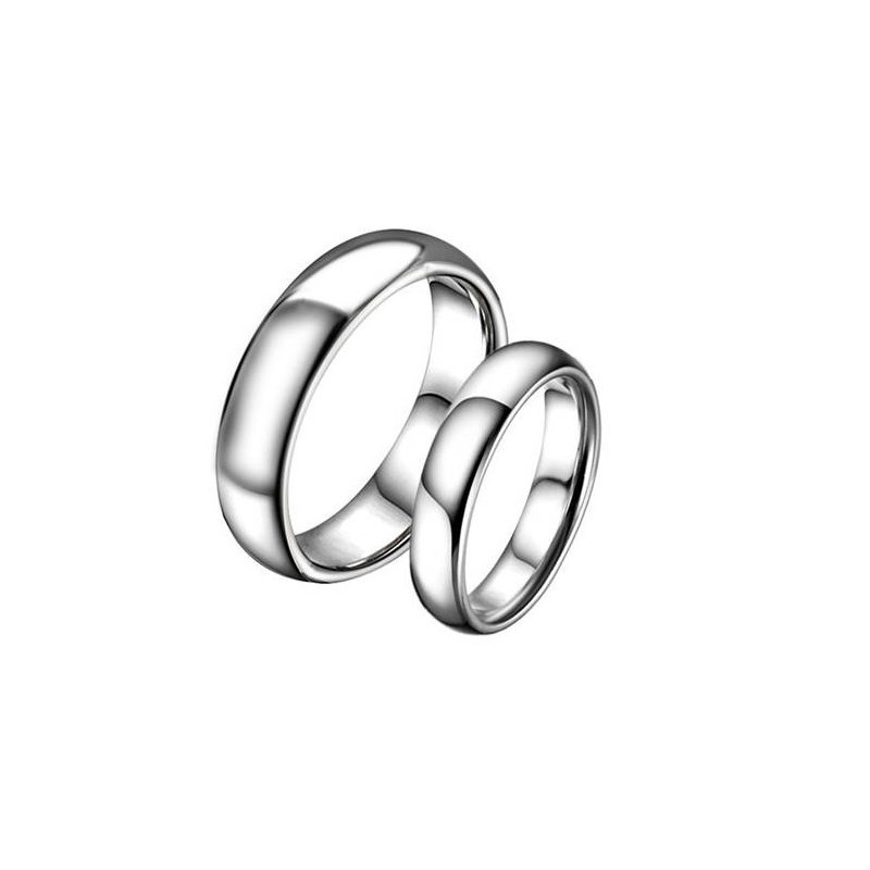 Anillo De Cerámica De Tungsteno Conciso De Alta Calidad Para Amantes