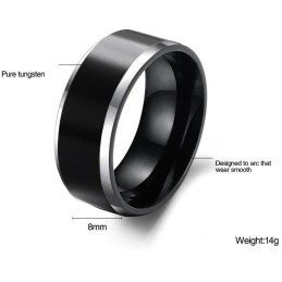 Anillo De Cerámica De Tungsteno Para Hombre De Calidad Estable