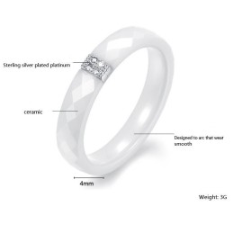 Anillo De Cerámica De Tungsteno De Alta Calidad