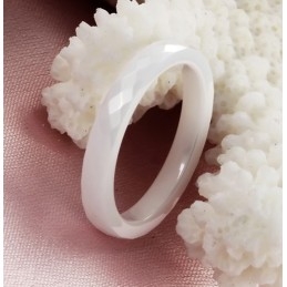 Anillo De Cerámica De Tungsteno Para Mujer "To Have A Long Story"