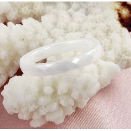 Anillo De Cerámica De Tungsteno Para Mujer "To Have A Long Story"