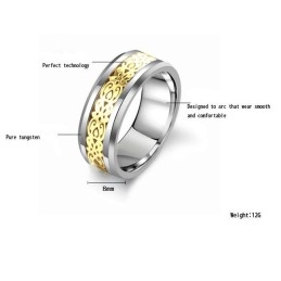 Anillo De Cerámica De Tungsteno Para Hombre De Alta Calidad