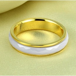 Anillo De Cerámica De Tungsteno Con Rombos De Gran Variedad