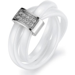 Conocido Por Su Excelente Calidad De Anillo De Cerámica De Tungsteno Con Diamantes De Imitación