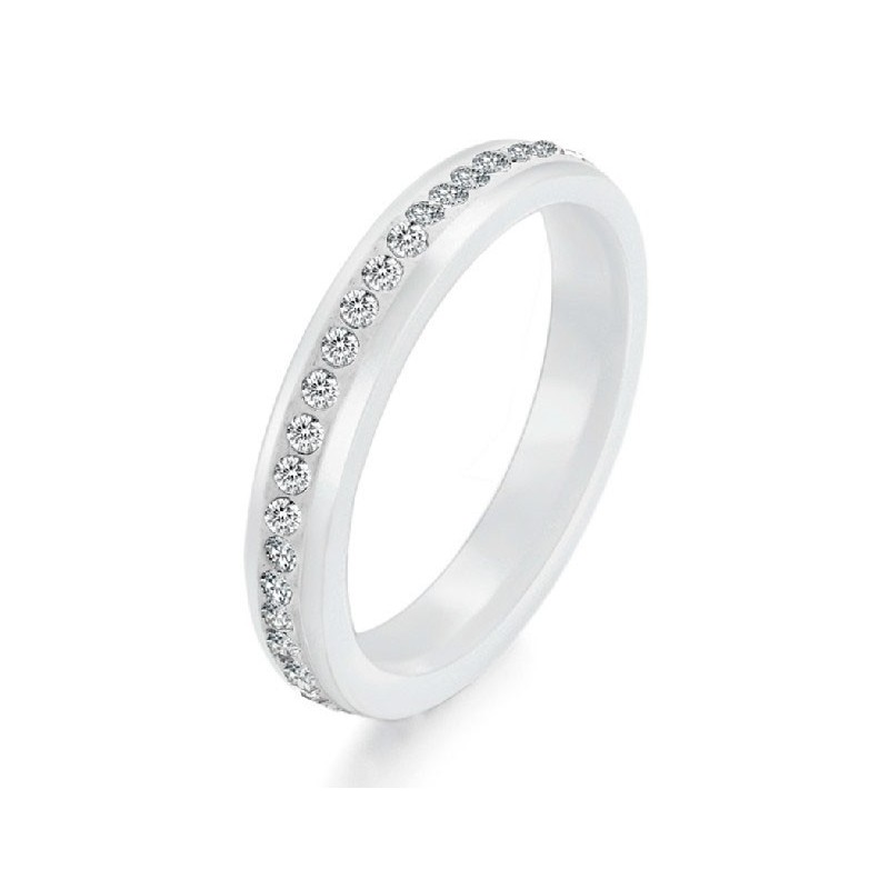 Anillo De Cerámica De Tungsteno Para Mujer De Excelente Calidad Anillo De Cerámica De Tungsteno Para Mujer De Excelente Calidad
