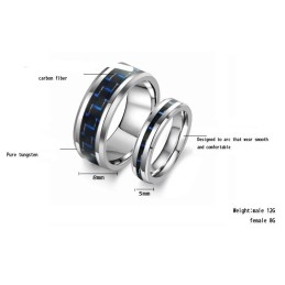 Anillo De Cerámica De Tungsteno Con Calidad Y Cantidad Garantizadas Para Amantes