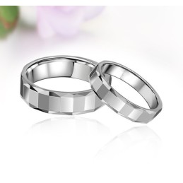 Anillo De Cerámica De Tungsteno De Alta Calidad Para Amantes