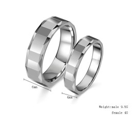 Anillo De Cerámica De Tungsteno De Alta Calidad Para Amantes