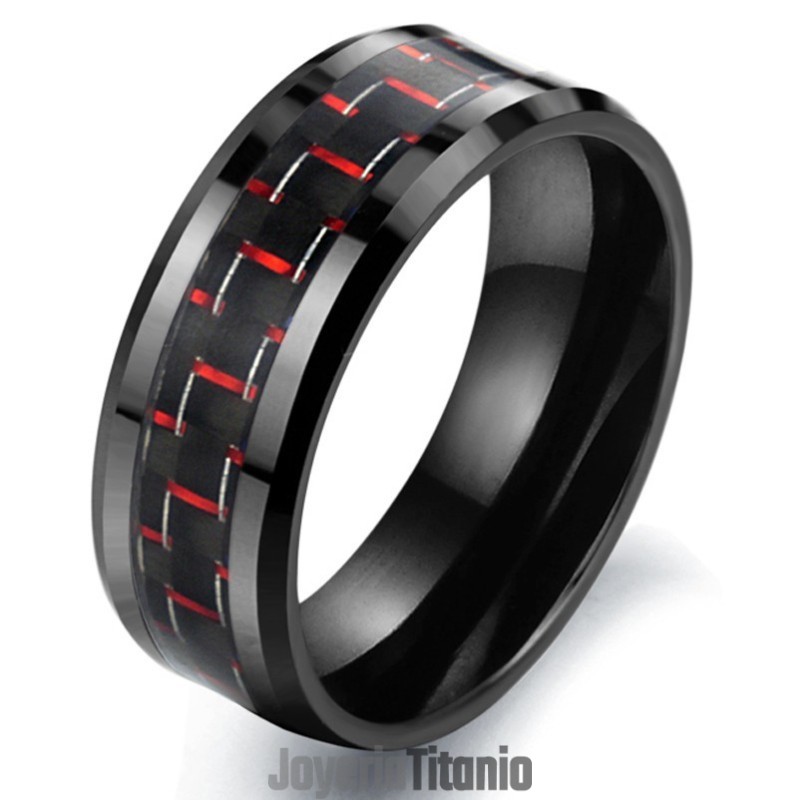 Anillo De Cerámica De Tungsteno Y Fibra De Carbono Con Calidad Y Cantidad Garantizadas