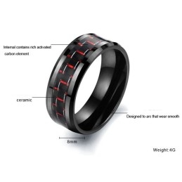 Anillo De Cerámica De Tungsteno Y Fibra De Carbono Con Calidad Y Cantidad Garantizadas