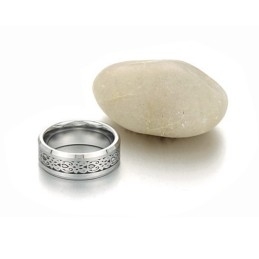 Anillo De Cerámica De Tungsteno Blanco Para Hombre, La Reina De La Calidad