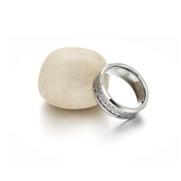 Anillo De Cerámica De Tungsteno Blanco Para Hombre, La Reina De La Calidad