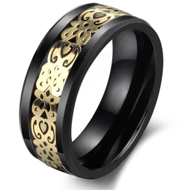 Anillo De Cerámica De Tungsteno Negro De La Reina De La Calidad Anillo De Cerámica De Tungsteno Negro De La Reina De La Calidad
