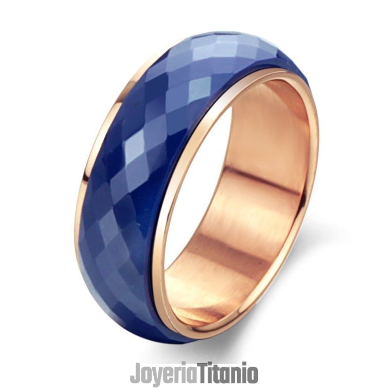 Anillo De Cerámica De Tungsteno Azul Con Especificaciones Completas Anillo De Cerámica De Tungsteno Azul Con Especificaciones Completas