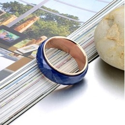Anillo De Cerámica De Tungsteno Azul Con Especificaciones Completas