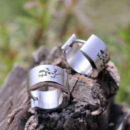 Pendientes De Titanio Para Hombre