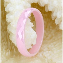 Anillo De Cerámica De Tungsteno Rosa Muy Vendido En Todo El Mundo