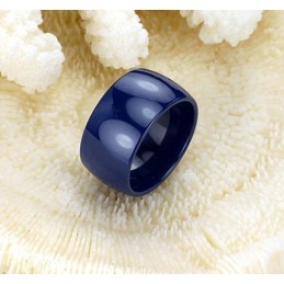 Anillo De Cerámica De Tungsteno Azul De Alta Calidad