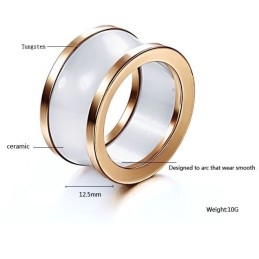 Anillo De Cerámica De Tungsteno Con Amplia Variedad