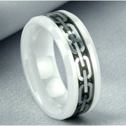 Anillo De Cerámica De Tungsteno Y Fibra De Carbono De Alta Calidad