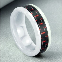 Anillo De Cerámica De Tungsteno Y Fibra De Carbono De Calidad Confiable
