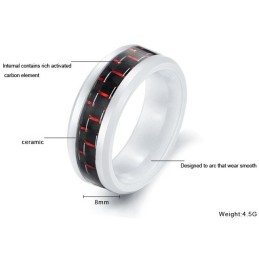 Anillo De Cerámica De Tungsteno Y Fibra De Carbono De Calidad Confiable